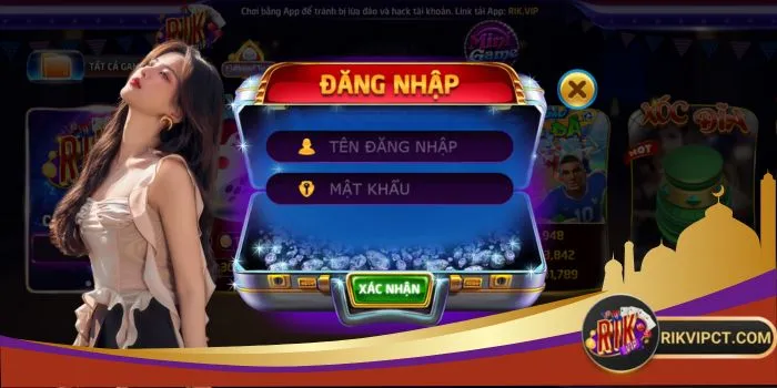 Đăng nhập Rikvip bằng 3 bước sau siêu đơn giản